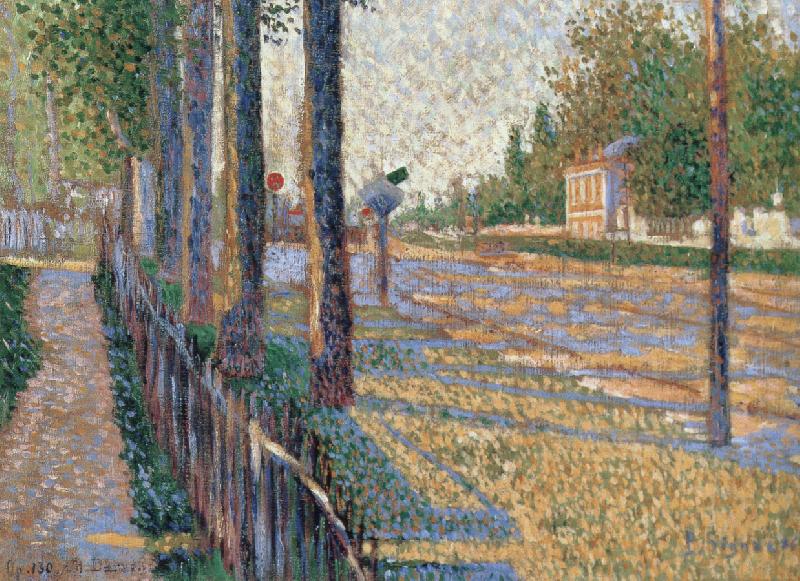 the jun ction at bois colombes opus 130, Paul Signac